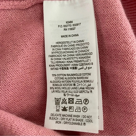 Boden Aimee Pointelle Sweater in Formica Pink Wool blend - Picture 5 of 12